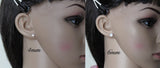 3mm, 4mm, 5mm, 6mm, 8mm Lavender Opal Stud earrings, Hypoallergenic Titanium earrings, Purple opal studs, Lavender earrings, Bridesmaid earrings