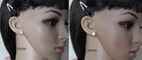 Black fire opal stud earrings, 3, 4, 5, 6, 8, 10mm opal ball studs Niobium or Titanium earrings hypoallergenic earrings Holiday gift for her