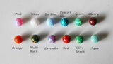 6mm Titanium or Niobium opal earrings, Multiple colors, Gold opal studs, 14K Gold earrings, Hypoallergenic, Birthstone