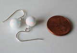 Lavender opal drop earrings, Gold filled Light purple opal earrings, Birthstone gift, Bridesmaid earrings, Wedding gift opal dangle earrings