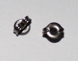 Titanium Earrings, 4mm, 5mm, 6mm, 8mm Black Hemalyke studs, Metallic black earring studs, Hypoallergenic, sensitive ears, small studs