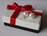 Genuine fresh water pearl pearl stud earrings Bridesmaid earrings Bridal pearl earrings Real pearl earrings Wedding earrings Bridal gifts