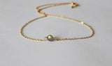 Natural Labradorite necklace- Labradorite necklace- Rose gold necklace- Floating necklace- Gold stone necklace- Layer necklace- gemstone