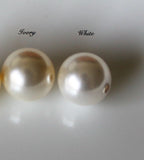 Bridal pearl earrings, Bridesmaid earrings, Pearl cluster drop earrings, Swarovski crystal earring, Wedding pearl cluster earrings