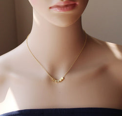 Personalized name necklace Bridesmaid initial letter bracelet necklace set Monogram necklace Custom name necklace Gold initial necklace gift