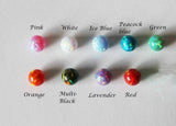 8mm Black fire opal necklace black opal ball pendant necklace Sterling Silver opal necklace Bridesmaid necklace Birthday gift Custom color