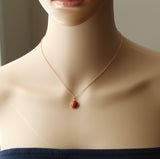 10mm natural Red Jasper drop earrings Sterling silver Gold filled jasper earrings Bridesmaid earrings, Brown red stone necklace bracelet set