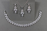 Custom personalized Bridal earrings Bridesmaid pearl necklace earrings Bridal pearl jewelry Rose gold bridal jewelry set Pearl drop earrings
