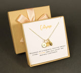 Emerald raw stone necklace Sterling silver May birthstone necklace Emerald necklace Birthday gift for her Family Sister Niece Graduation