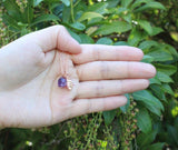 Amethyst raw stone necklace February birthstone Amethyst necklace Birthday Family Sister Best Friend Graduation gift Christmas Gift for her
