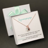 Natural Raw stone Pink Tourmaline stone necklace October birthstone necklace Birthday gift Family sister Best friend daughter gift