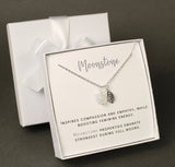 Natural Raw Stone Moonstone necklace Sterling silver June Birthstone necklace Birthday gift Christmas Family sister Best friend Gift forher