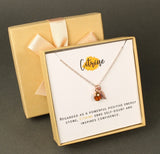 Natural Ruby stone necklace July birthstone necklace Ruby pendant necklace Personalized birthday gift Initial pendant necklace Family Sister
