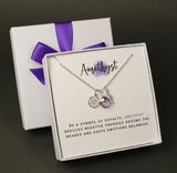 Natural Sapphire pendant necklace September birthstone necklace Sapphire necklace Personalized gift Family Sister Friends Christmas gifts