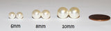 4mm 6mm 8mm 10mm Bridesmaid pearl stud earrings- 14K gold fill pearl studs- bridesmaid gift-pearl studs- flower girl gift-bridesmaid jewelry